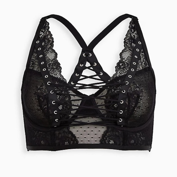 TORRID Laced-up Bra - Picture 3 of 8
